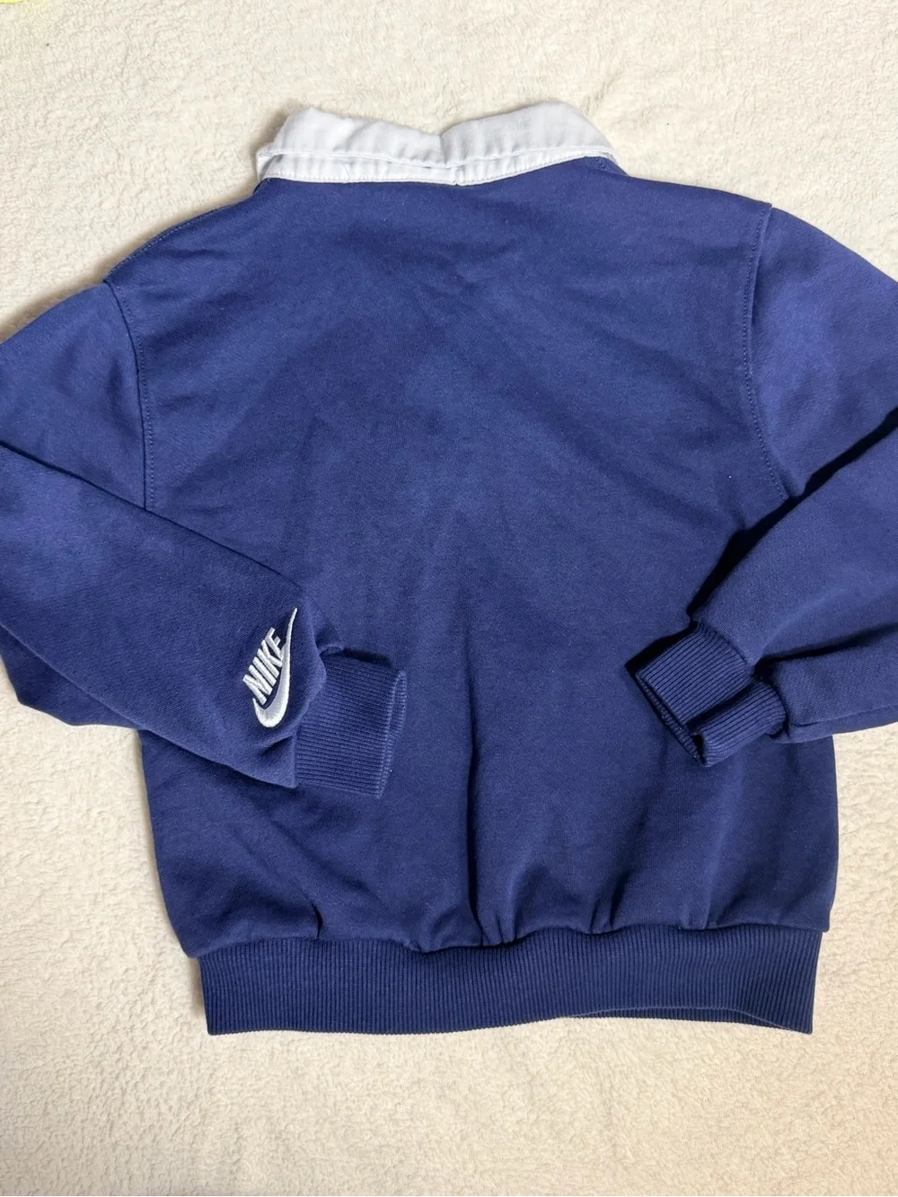 Nike Sportswear Club French Terry Polo Kids Size 5-6 (110-116cm) Navy Blue